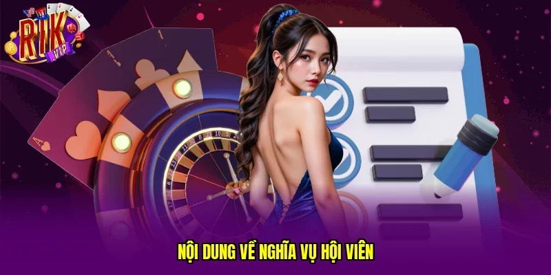 Nội dung về nghĩa vụ hội viên