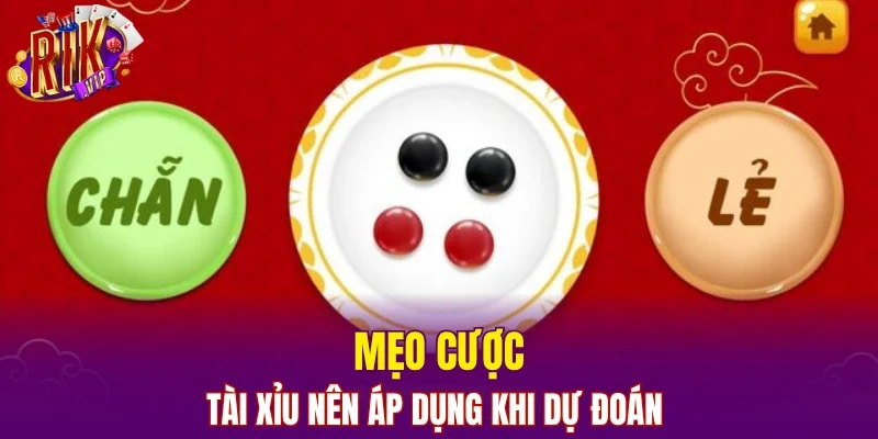 Mẹo cược tài xỉu nên áp dụng khi dự đoán